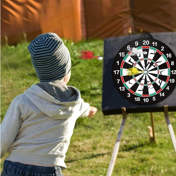 NIB Bennol 14 PCS Double-sided Magnetic Dart Board For Kids - Picture 12 of 12